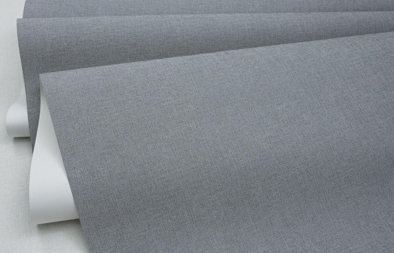 Обои флизелиновые SINTRA Jazz Meadow UNI 460498 фон винил горячего тиснения 1,06х10,05 м Темно-серый