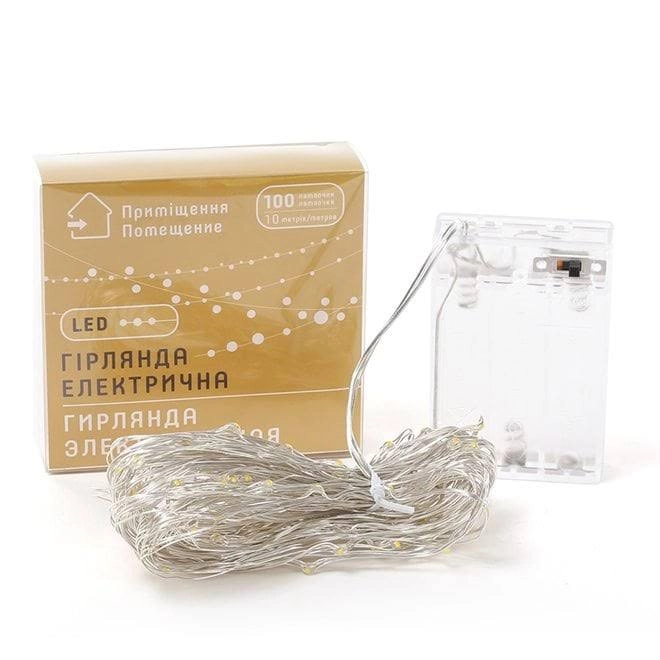 Гірлянда LED тепле світло 100 світлодіодів 10 м (12530) - фото 2 Гірлянда LED тепле світло 100 світлодіодів 10 м (12530) - фото 2