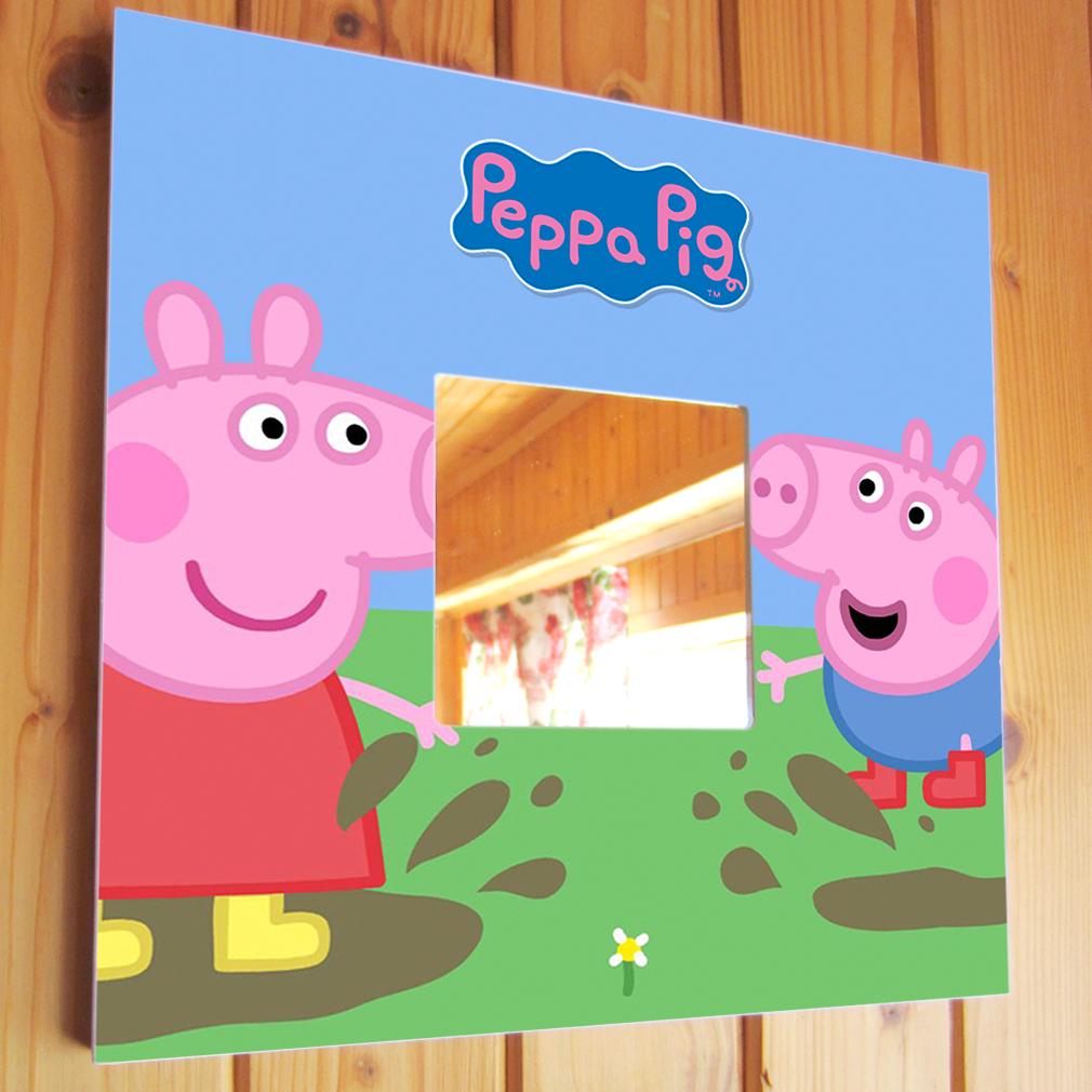 Зеркало декоративное "Peppa Pig" 260х260 мм (M03396)