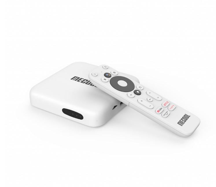 Приставка Android SmartTV Box Mecool KM2 4К Dolby Audio White (м)