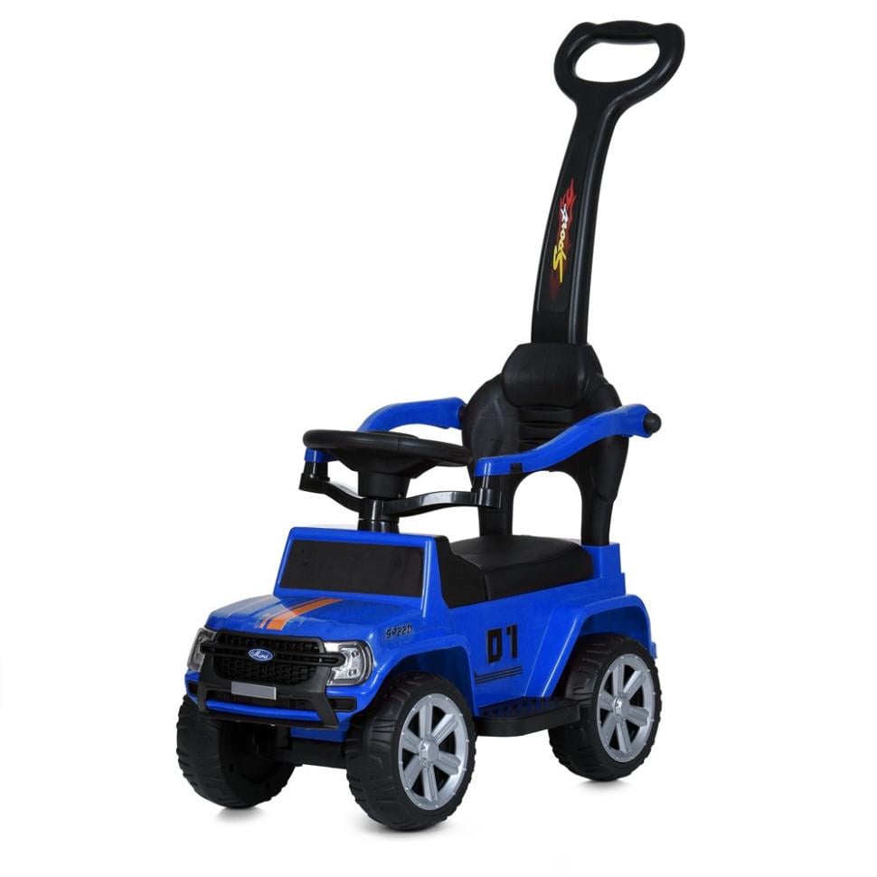 Толокар детские Bambi с родительской ручкой 62 см Белый (DK-170-K-195)