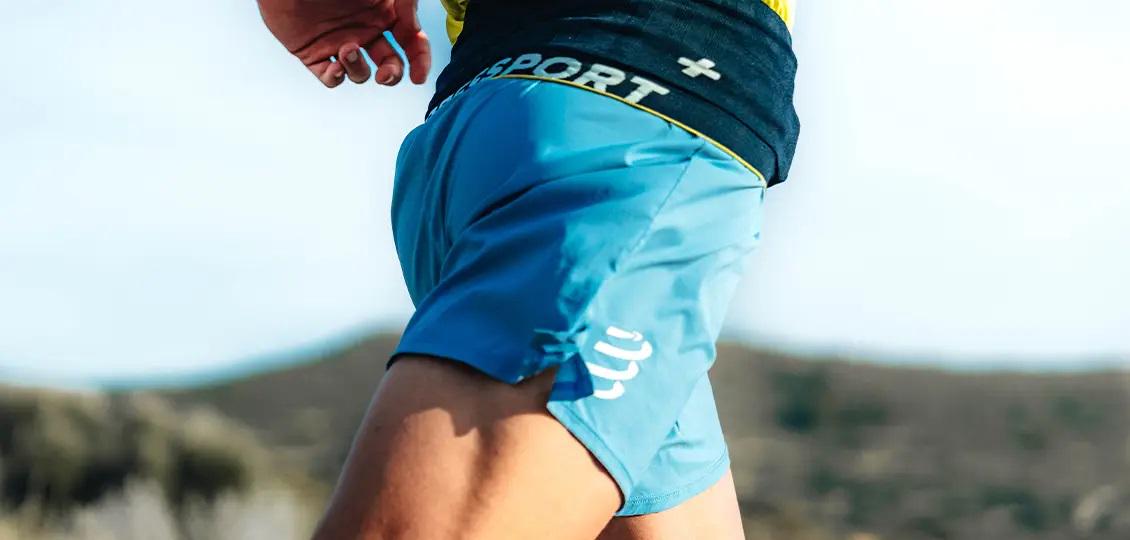 Шорты мужские Compressport Performance Short M Denim (17539323) - фото 6