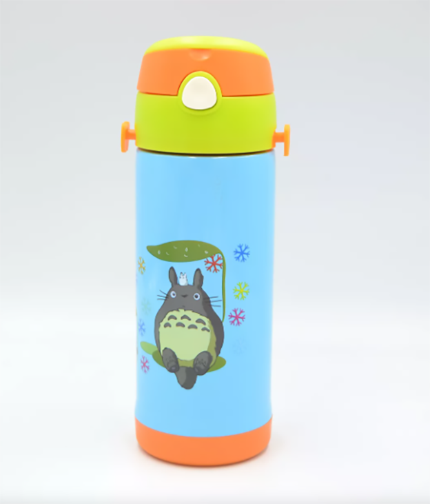 Термос-поилка детский с ремешком Stenson 350 мл Синий (MMS-MT-2084)