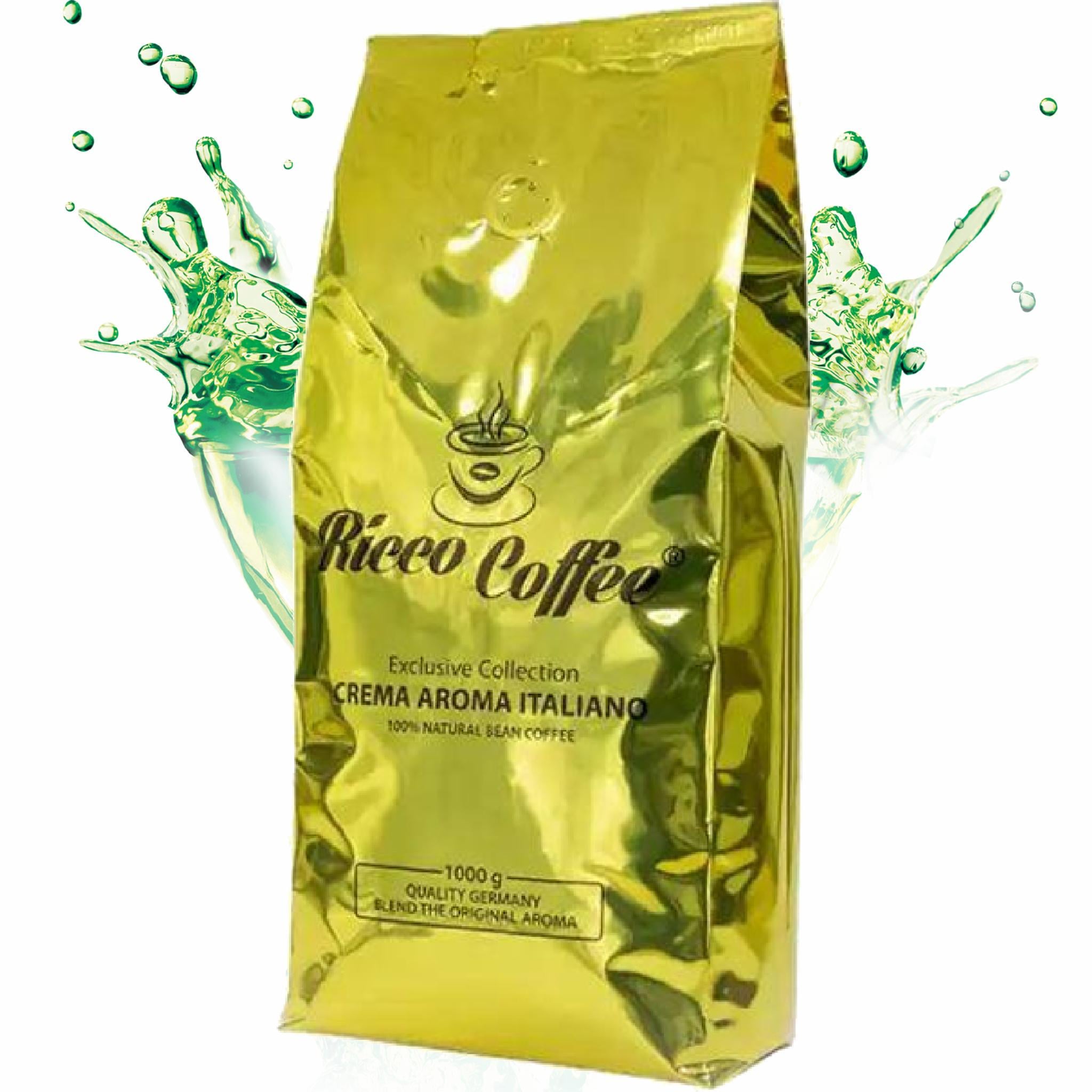 Кофе в зернах Ricco Coffee Crema Aroma Italiano 80/20 1 кг