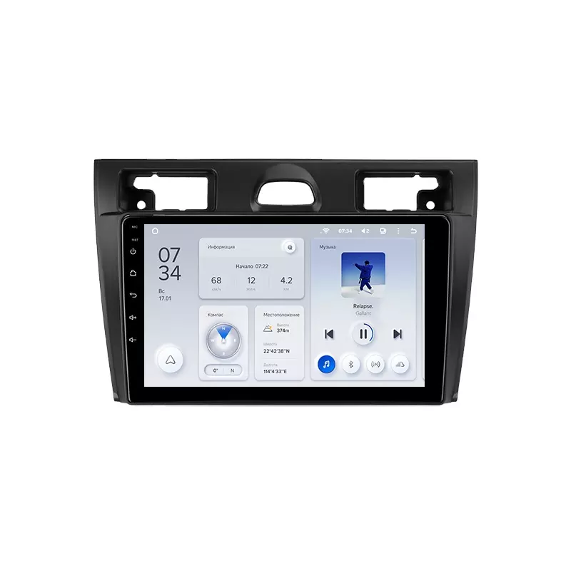 Автомагнитола штатная Teyes для Ford Fiesta Mk VI 5 Mk5 2002-2008 Android