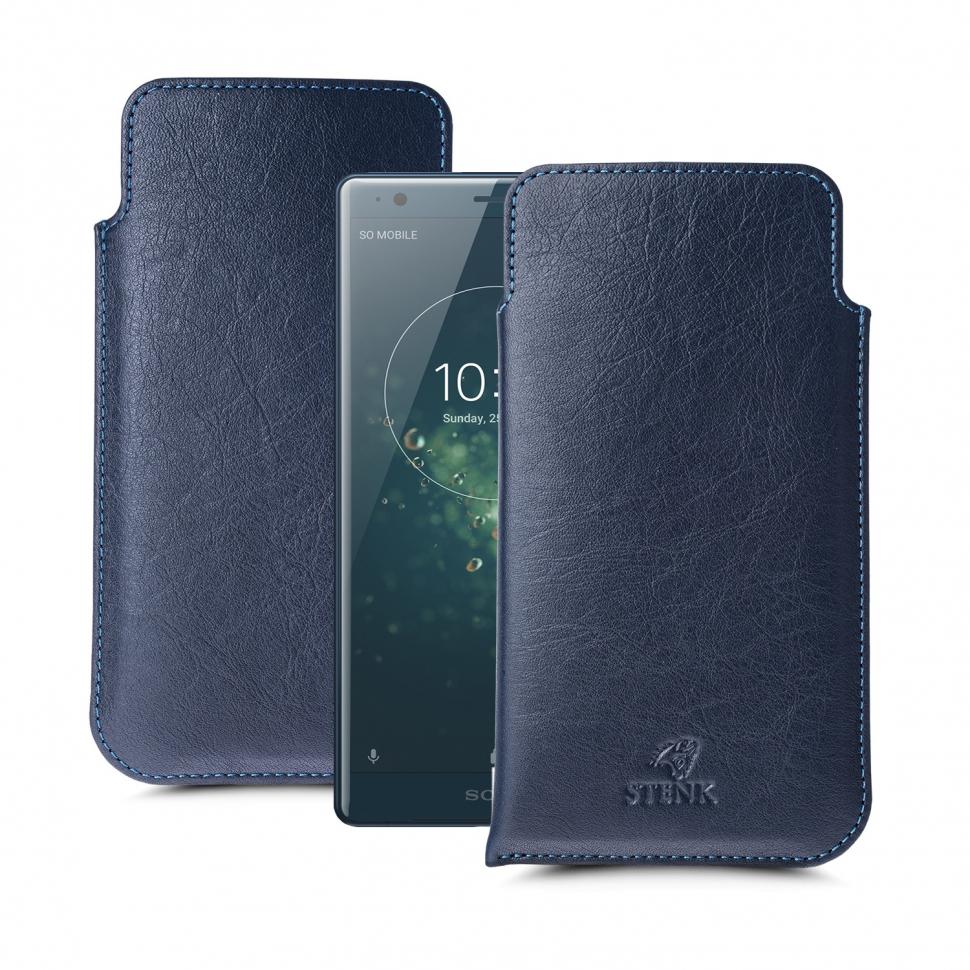 Футляр Stenk Elegance для Sony Xperia XZ2 Синий (63011) Футляр Stenk Elegance для Sony Xperia XZ2 Синий (63011)