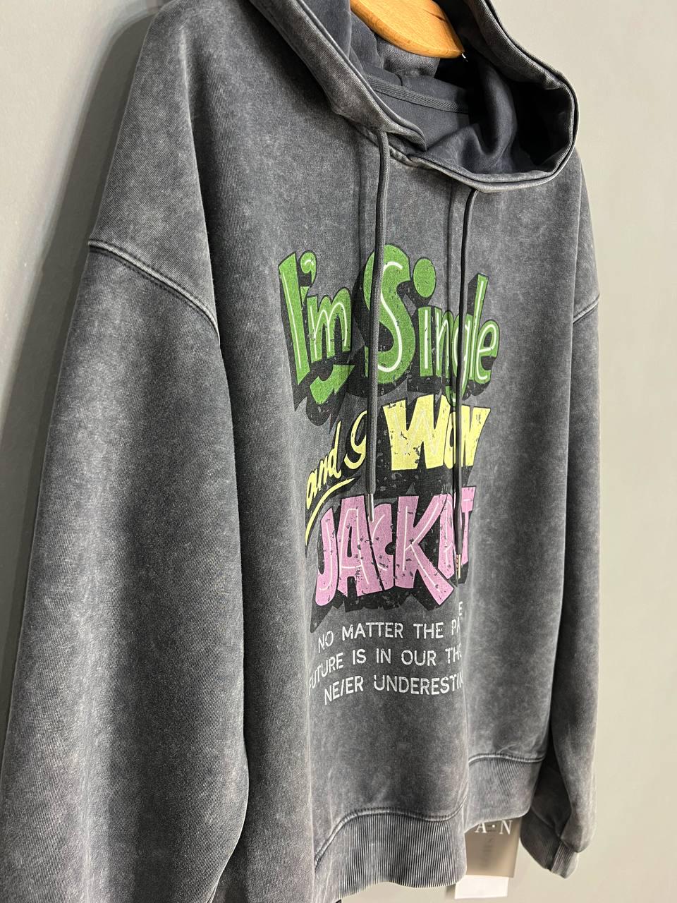 Худі жіночий A-N 25040 подовжений з капюшоном варений тай дай OS Графітовий (3434) - фото 4 Худі жіночий A-N 25040 подовжений з капюшоном варений тай дай OS Графітовий (3434) - фото 4