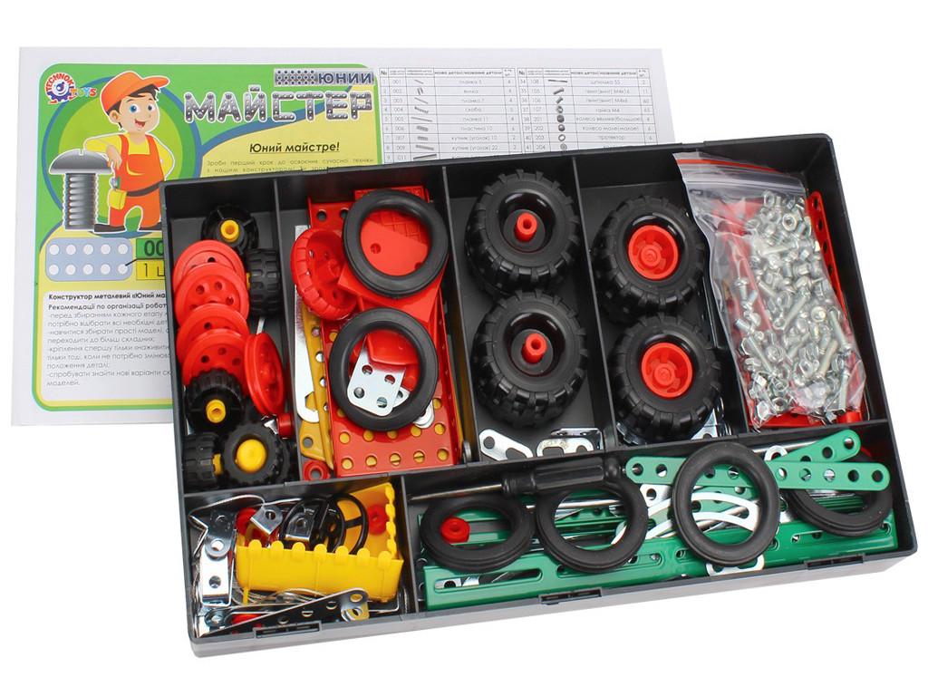 Конструктор металевий ТехноК Юний майстер (2145243089) - фото 2 Конструктор металевий ТехноК Юний майстер (2145243089) - фото 2