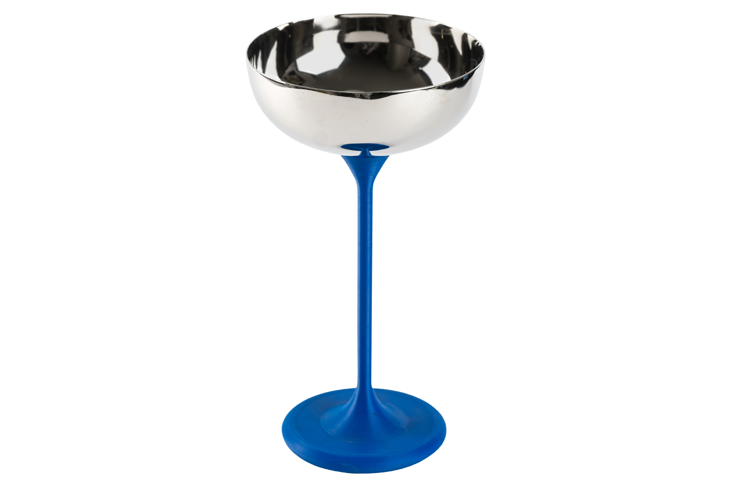 Бокал дизайнерский Silver Cocktail Glass With Colorful Stem 200 мл (1086) Бокал дизайнерский Silver Cocktail Glass With Colorful Stem 200 мл (1086)