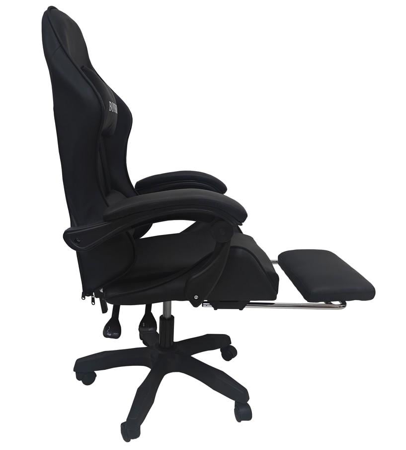Крісло геймерське Bonro B-945 з підставкою для ніг Чорний (29528877) - фото 5