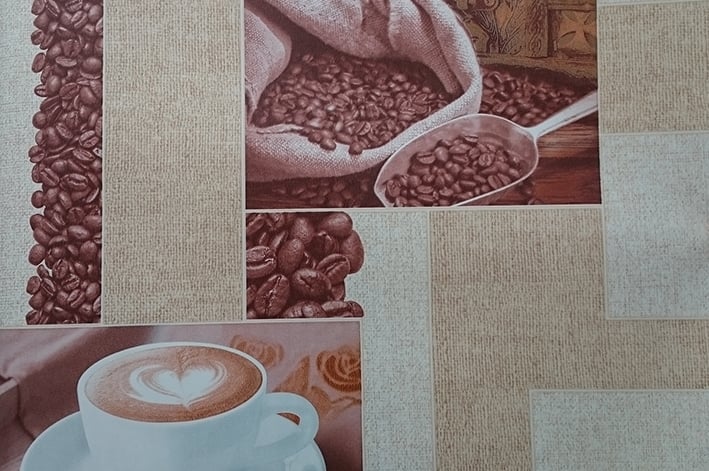 Обои на бумажной основе влагостойкие Шарм 105-01 Кофе 0,53х10 м Светло-бежевый (6348182c545099340e54bf64)