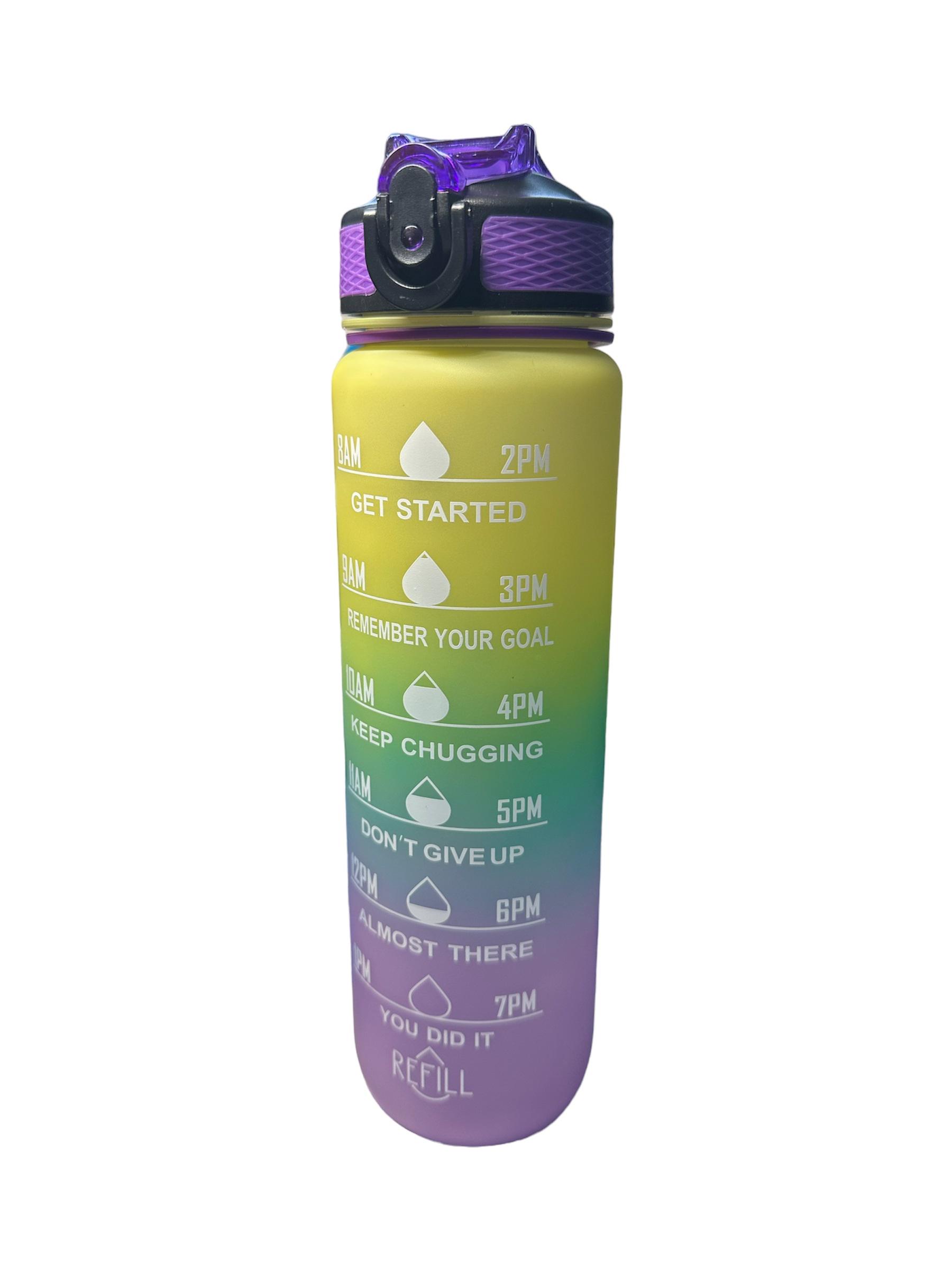 Бутылка для воды матовая 1000 мл Радужный (10959425) Бутылка для воды матовая 1000 мл Радужный (10959425)