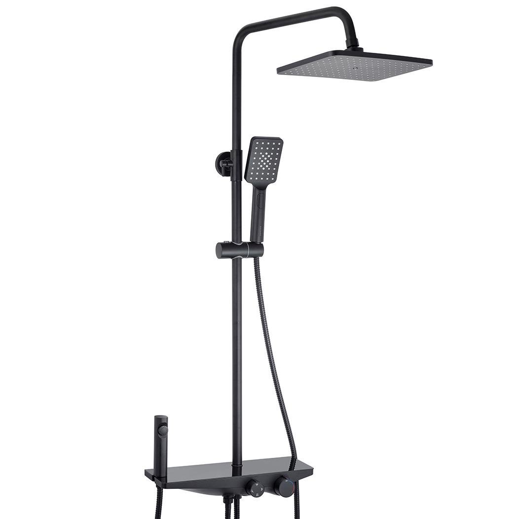 Душевая система со см есителем Kroner Armada-SCH066 CV033873 Черный (235263)