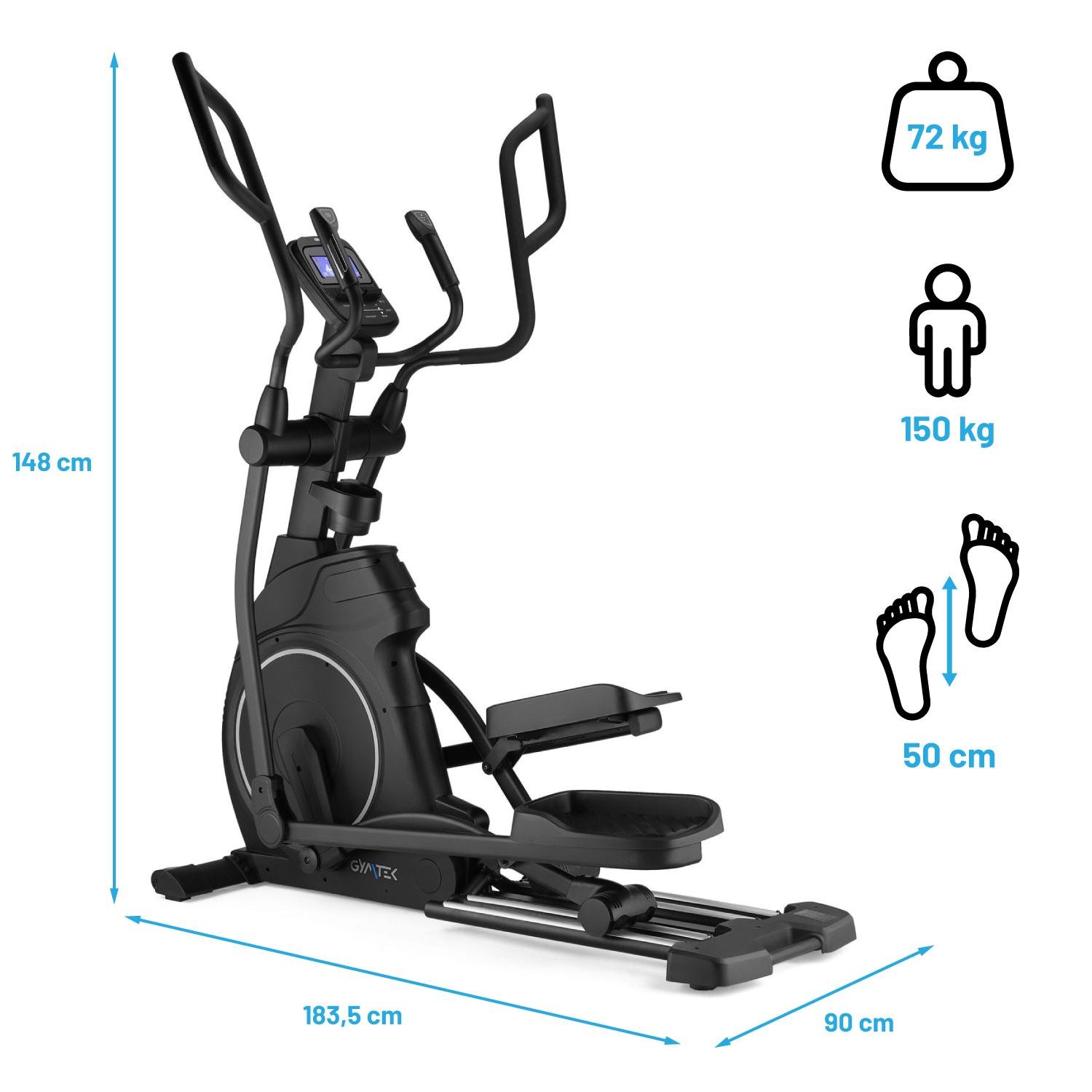 Орбітрек Gymtek XCF8000 електромагнітний (14204134) - фото 19