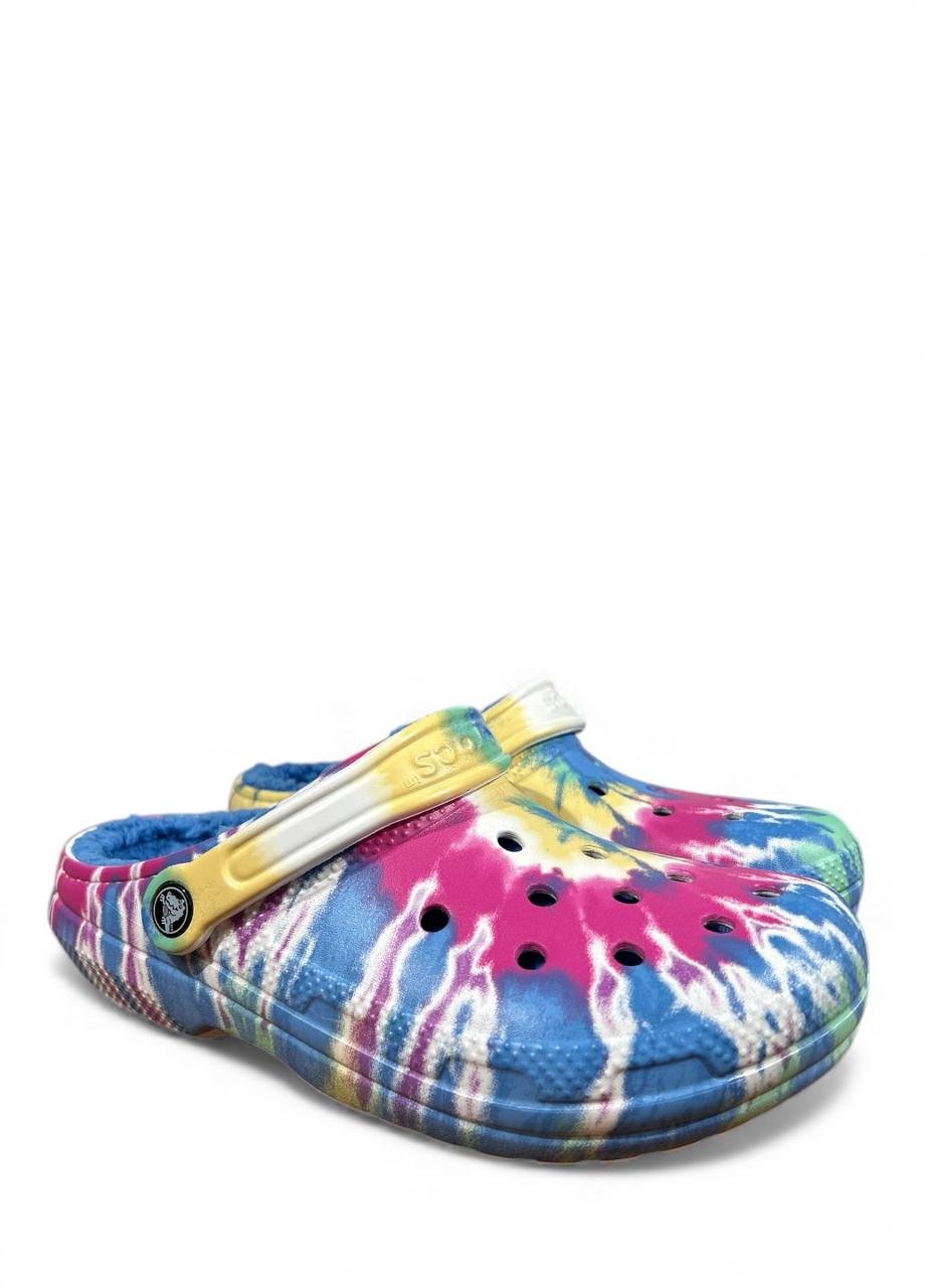 Сабо утеплені дитячі CROCS Classic Lined Tie Dye Clogs 206683-4s0 р. 22/23 устілка 13 см (2889680959)