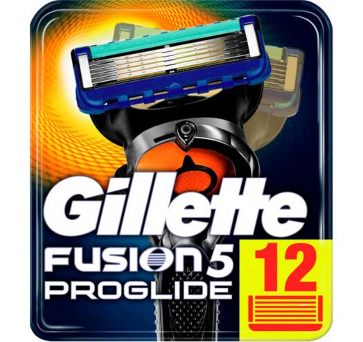 Картриджі змінні для гоління чоловічі Fusion5 Gillette Fusion 5 ProGlide 12 шт. (7867205) - фото 1