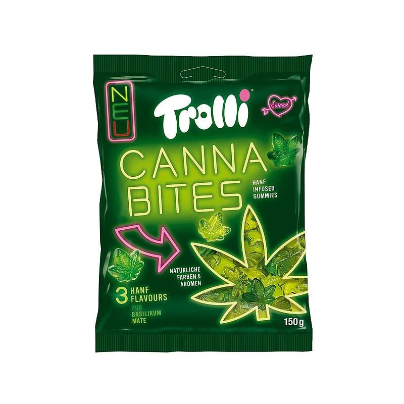 Конфеты жевательные мармеладные Trolli CANNA BITES 150 г (22031469)