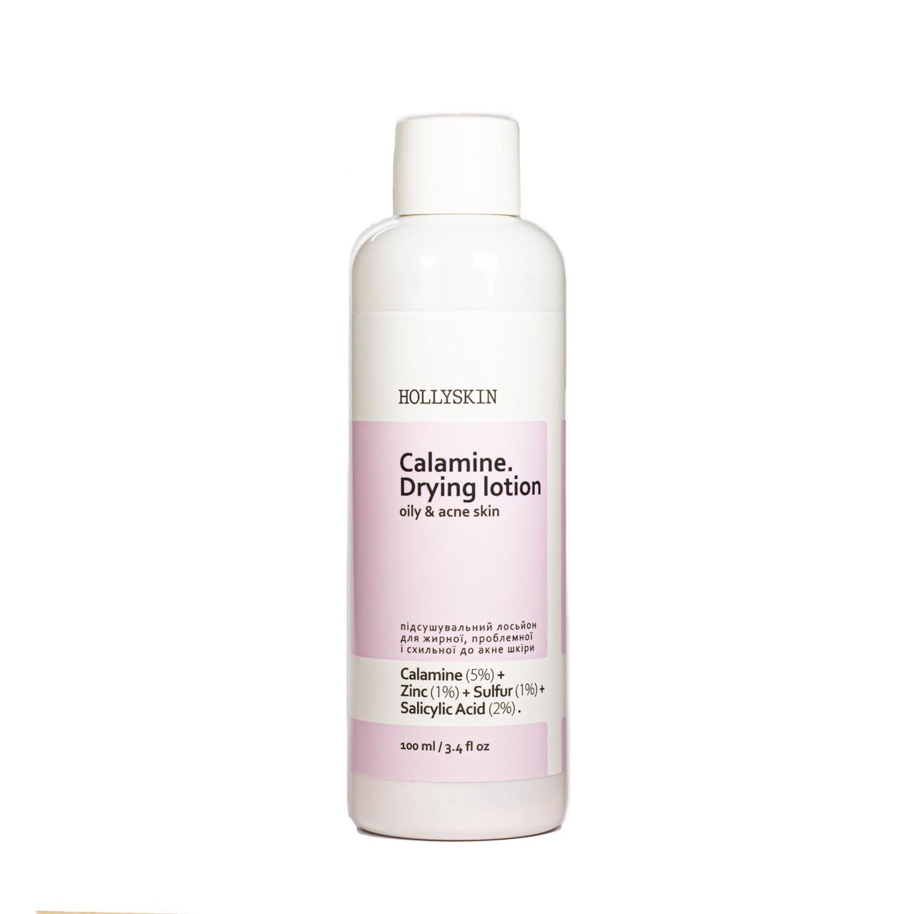 Лосьон для проблемной кожи лица Hollyskin Calamine Drying Lotion 100 мл (1670673182)