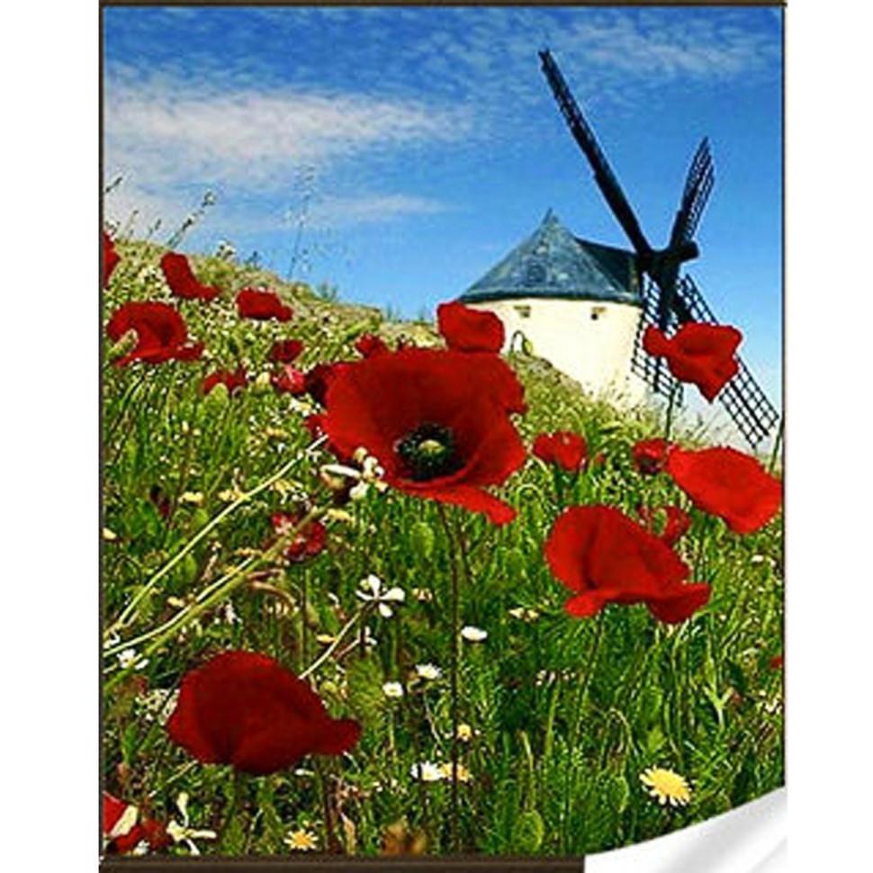 Алмазная мозаика Strateg Мельница 30x40 см (GM86061)