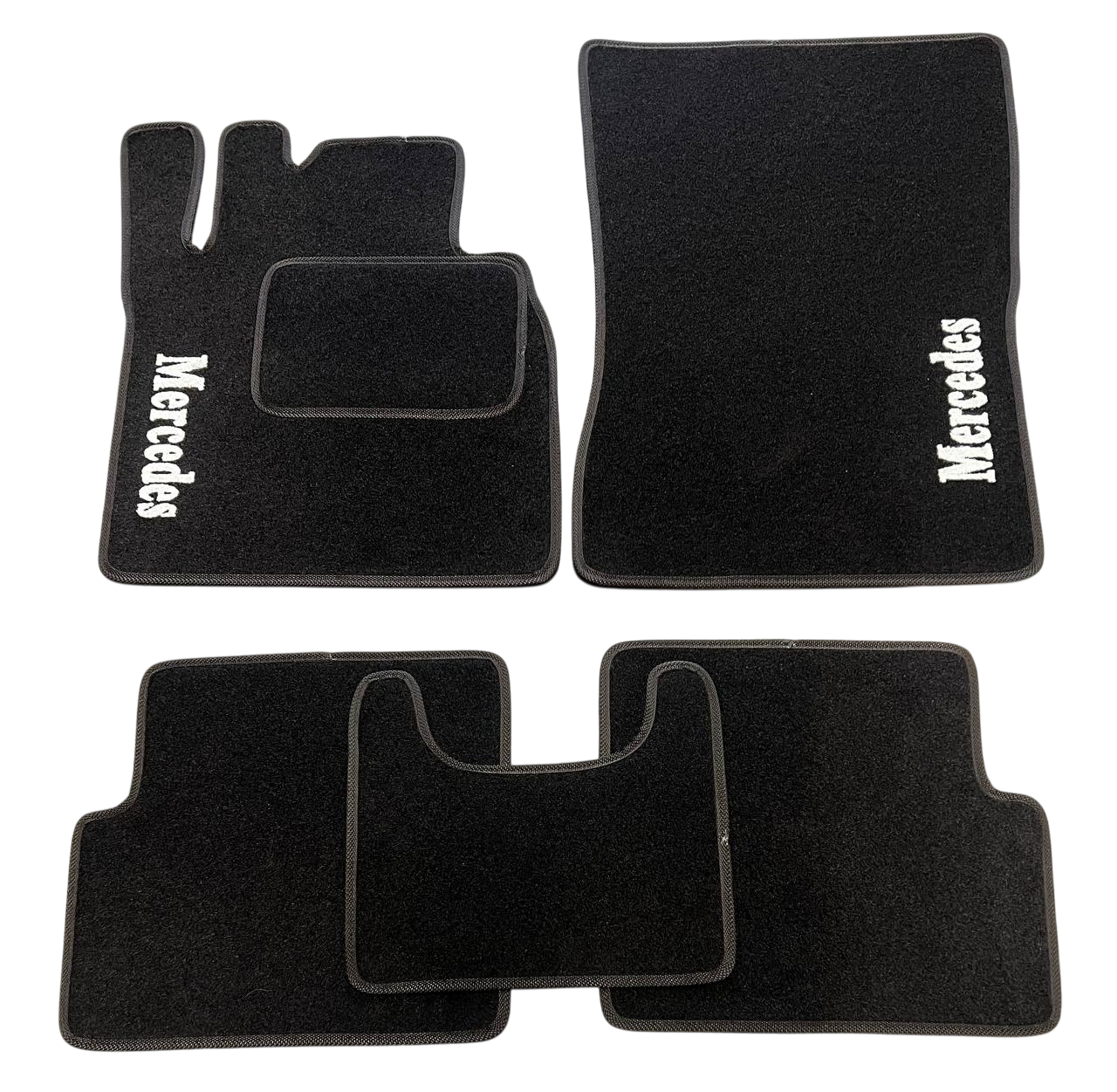 Килимки в салон ворсові для Mercedes G-class W 463 2018 5 шт. Чорний (27326989)