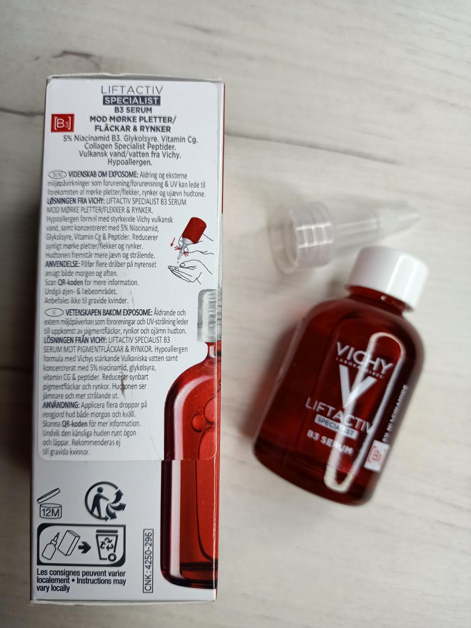 Сироватка проти пігментних плям та зморшок шкіри обличчя Vichy Liftactiv Secialist B3 Serum (1767015894) - фото 6 Сироватка проти пігментних плям та зморшок шкіри обличчя Vichy Liftactiv Secialist B3 Serum (1767015894) - фото 6