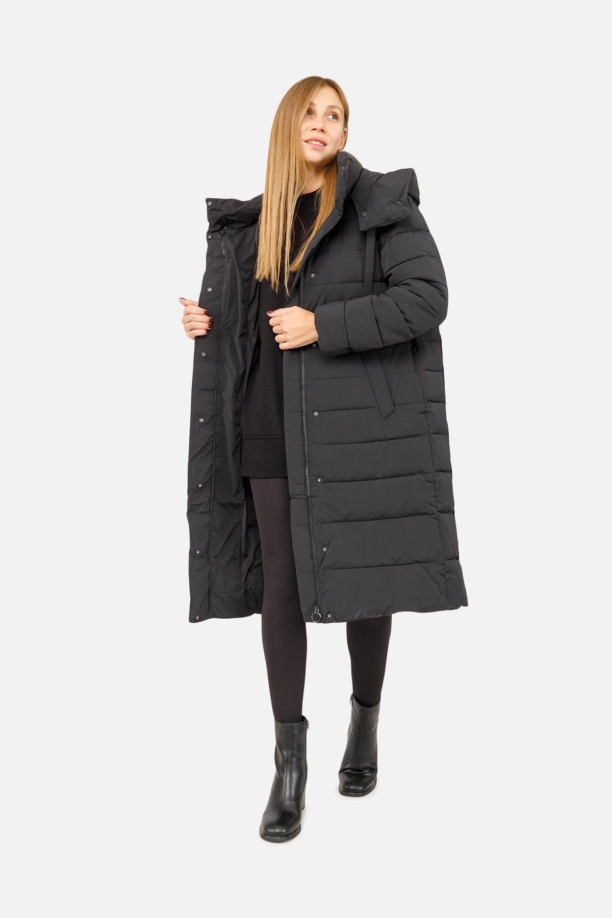 Куртка женская ЦБ-00256270 р. 40 Черный (28421966) - фото 3 Куртка женская ЦБ-00256270 р. 40 Черный (28421966) - фото 3
