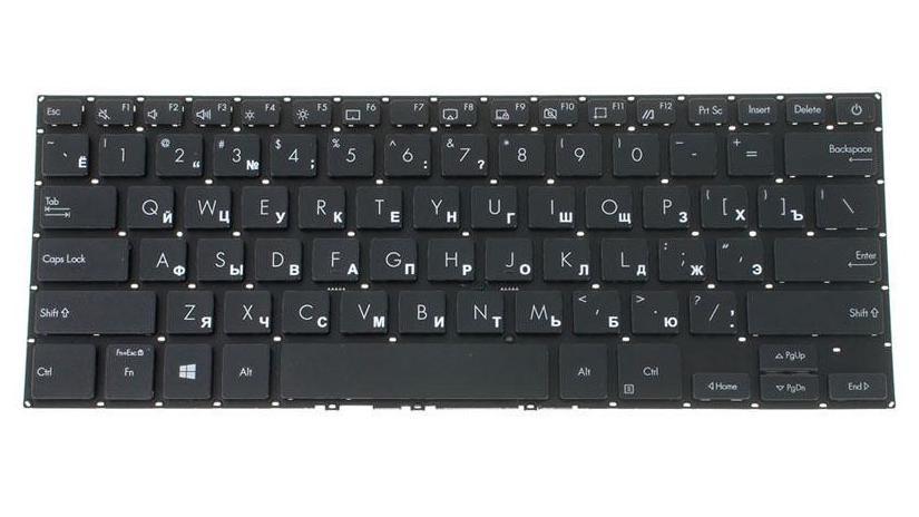 Клавиатура для ноутбука Asus P2451 series rus без фрейма Black (169191)