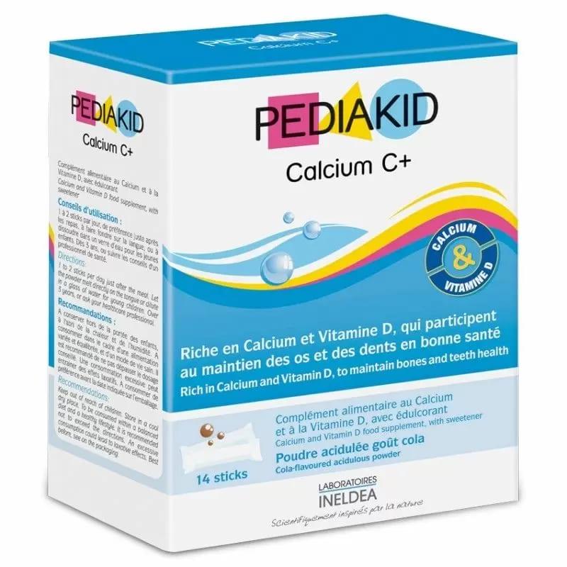 Микроэлемент Кальций Pediakid Calcium C+ 14 х 2,6 g - фото 1