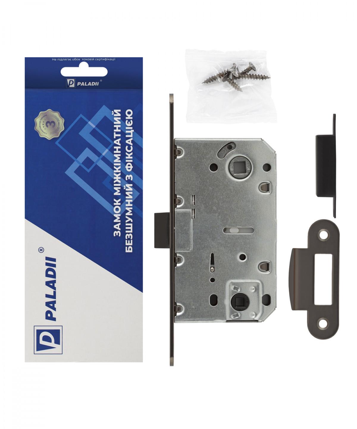 Защелка врезная кевларовая Paladii под фиксатор 96х50 MBN Графитовый (ПМ051) - фото 2