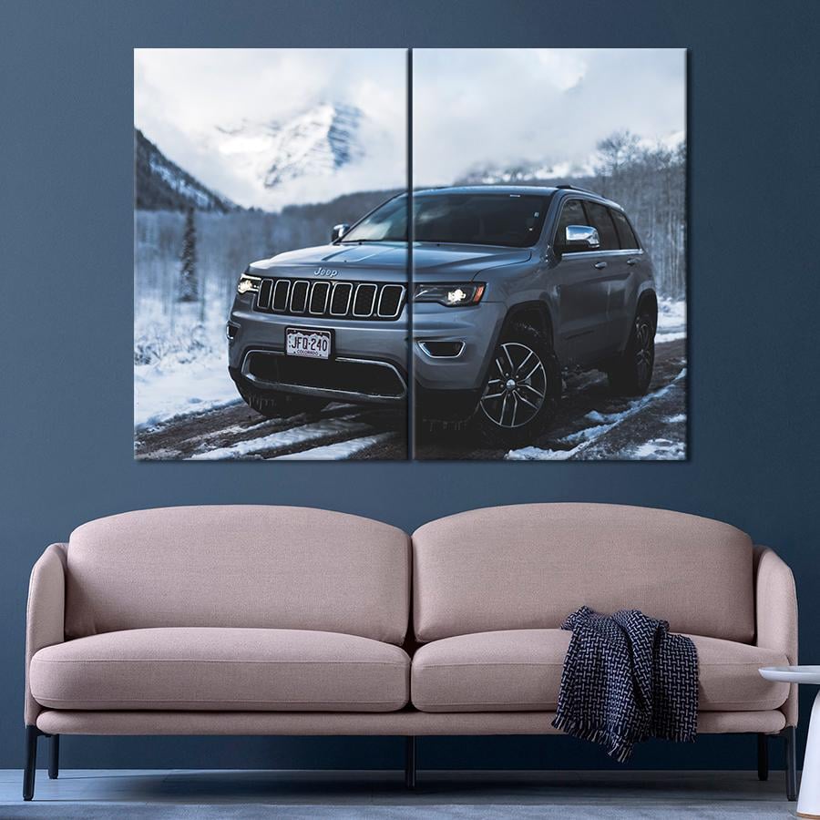 Картина Автомобиль Стильный Jeep Grand Cherokee 71x51 см (A1208-2)