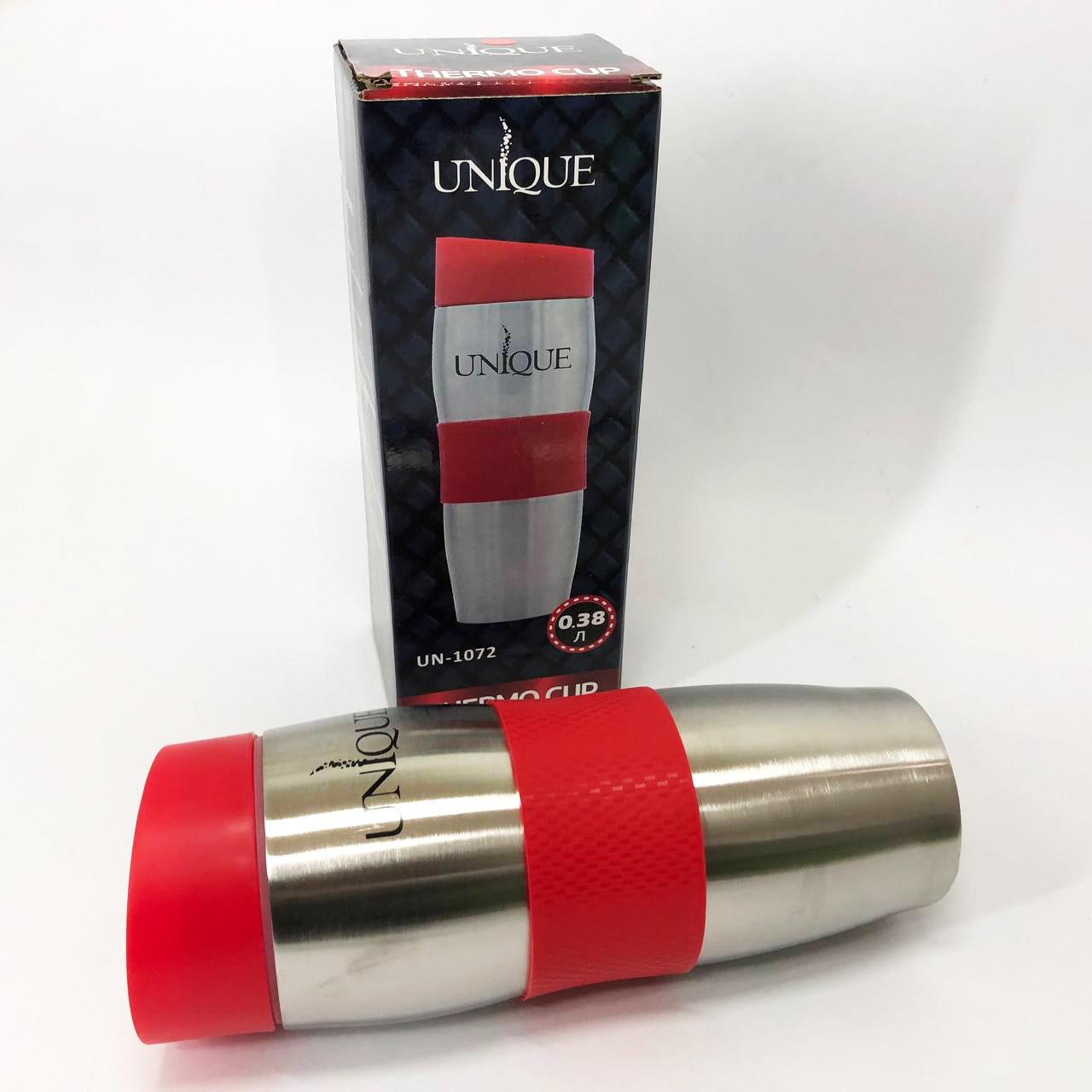 Термокружка Unique UN-1072 0,38 л Оранжевый (MX-10079A) - фото 3 Термокружка Unique UN-1072 0,38 л Оранжевый (MX-10079A) - фото 3