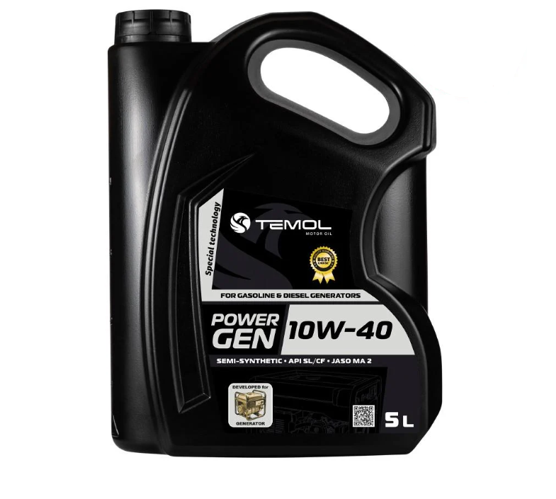 Масло для генераторов Temol Power Gen 10W-40 5 л