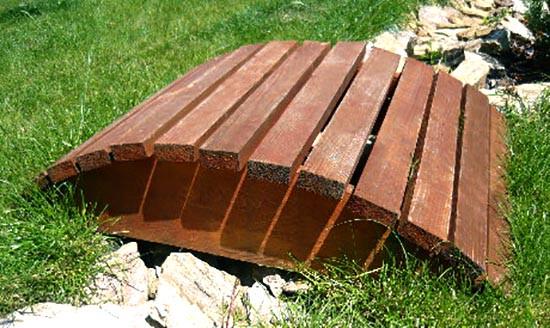 Місток садовий із дерева Летерія Капучино (МОС-001209)