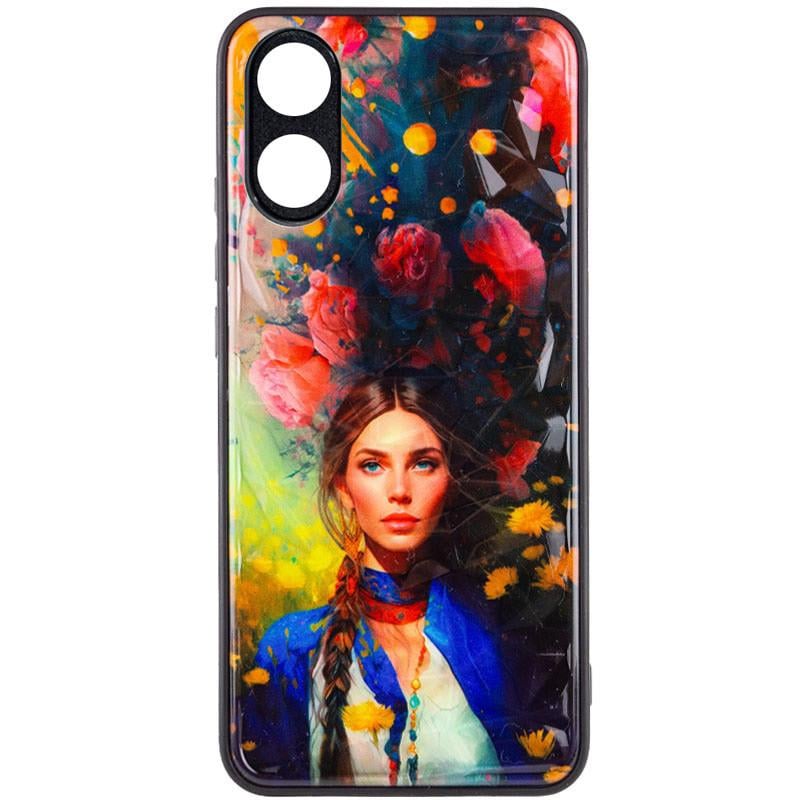 Протиударний TPU+PC чохол Prisma Ladies для Oppo A38 / A18 Peonies