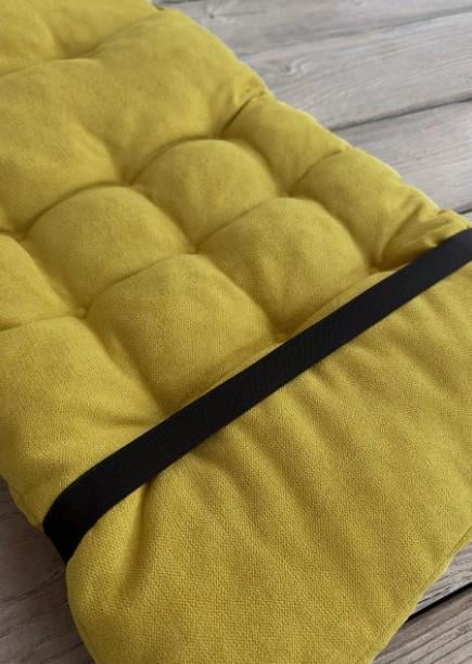 Подушка для стільців Decorator Copo подвійна 40х120х7 см Гірчичний (84-108) - фото 4 Подушка для стільців Decorator Copo подвійна 40х120х7 см Гірчичний (84-108) - фото 4