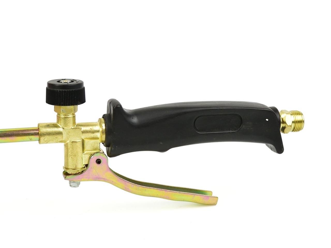 Газовая горелка кровельных работ GeKo 85 см на 2 сопла 60 мм и шлангом 5,0 м (G20006) - фото 5 Газовая горелка кровельных работ GeKo 85 см на 2 сопла 60 мм и шлангом 5,0 м (G20006) - фото 5