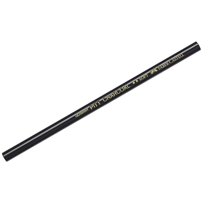 Карандаш угольный Faber-Castell PITT S мягкий (11123) Карандаш угольный Faber-Castell PITT S мягкий (11123)