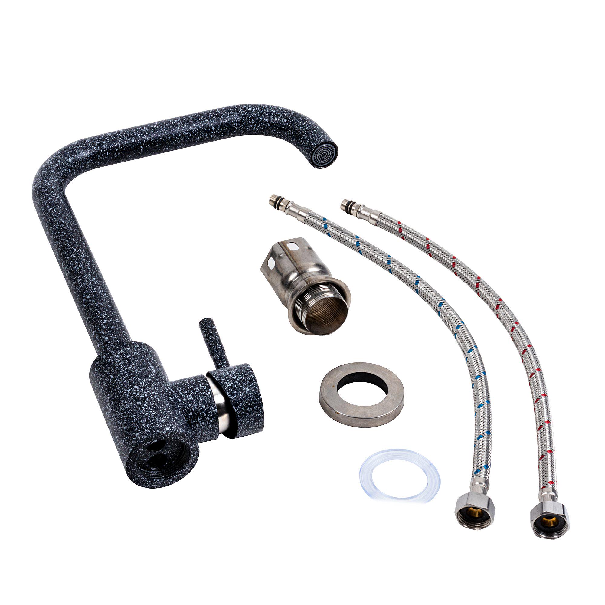 Смеситель кухонный Platinum NS02B 3008B-NA Графит - фото 2 Смеситель кухонный Platinum NS02B 3008B-NA Графит - фото 2