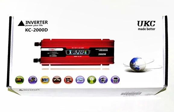 Инвертор автомобильный KC-2000D 2000 W (3739) - фото 5