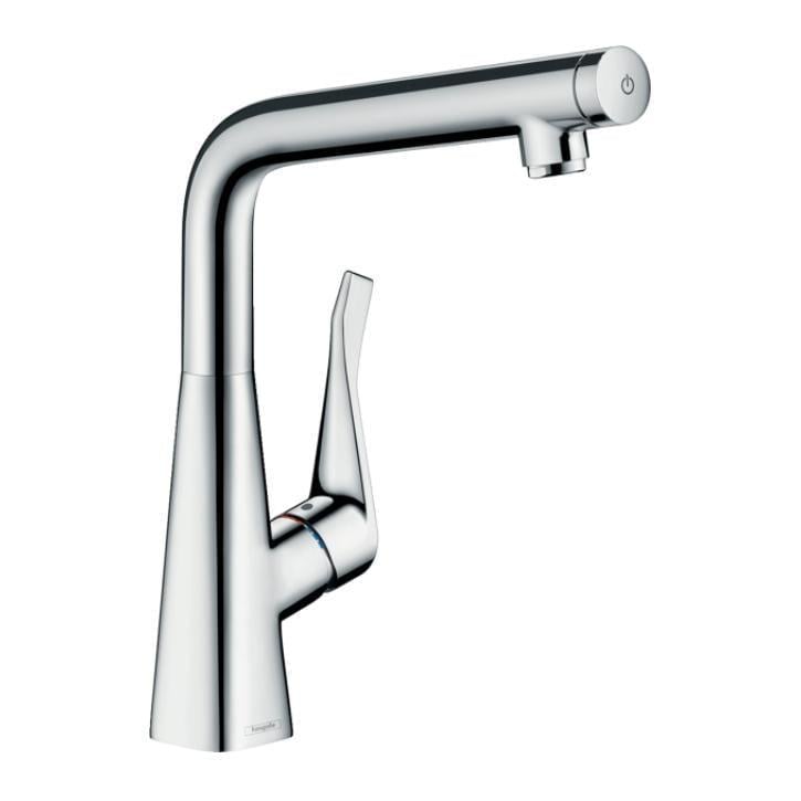 Кухонний змішувач для мийки Hansgrohe Metris Select 320 1jet латунь Хром (14883000)