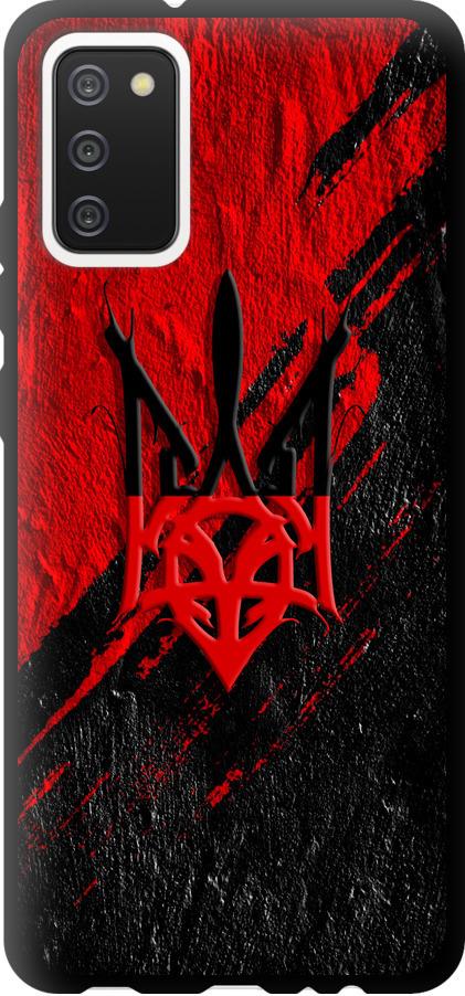 Чехол на Samsung Galaxy A02s A025F Герб v4 (5293b-2203-42517)