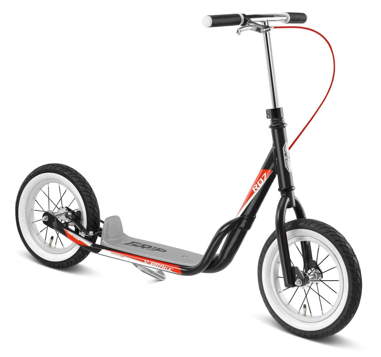 Самокат с надувными колесами Puky R 07 L (blaСk/red)