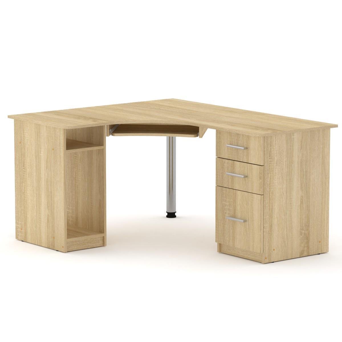 Стіл комп'ютерний Компаніт СУ-9 Дуб сонома (12426)