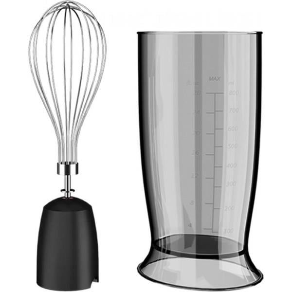 Блендер ручний занурювальний AIWA Kenkiri 1500 PLUS 1500W 2 швидкості TURBO 800 мл Black (ABL1500PLUS) - фото 3 Блендер ручний занурювальний AIWA Kenkiri 1500 PLUS 1500W 2 швидкості TURBO 800 мл Black (ABL1500PLUS) - фото 3