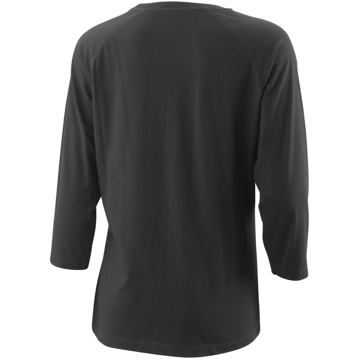 Лонгслив женский Wilson TEAM II 3/4 SLEEVE TCH TE S Черный (WRA795601 S) - фото 2 Лонгслив женский Wilson TEAM II 3/4 SLEEVE TCH TE S Черный (WRA795601 S) - фото 2