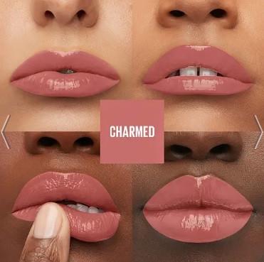 Помада губная с глянцевым финишем Maybelline New York SuperStay Vinyl Ink 100 Charmed 4,2 мл (2623280664) - фото 2 Помада губная с глянцевым финишем Maybelline New York SuperStay Vinyl Ink 100 Charmed 4,2 мл (2623280664) - фото 2