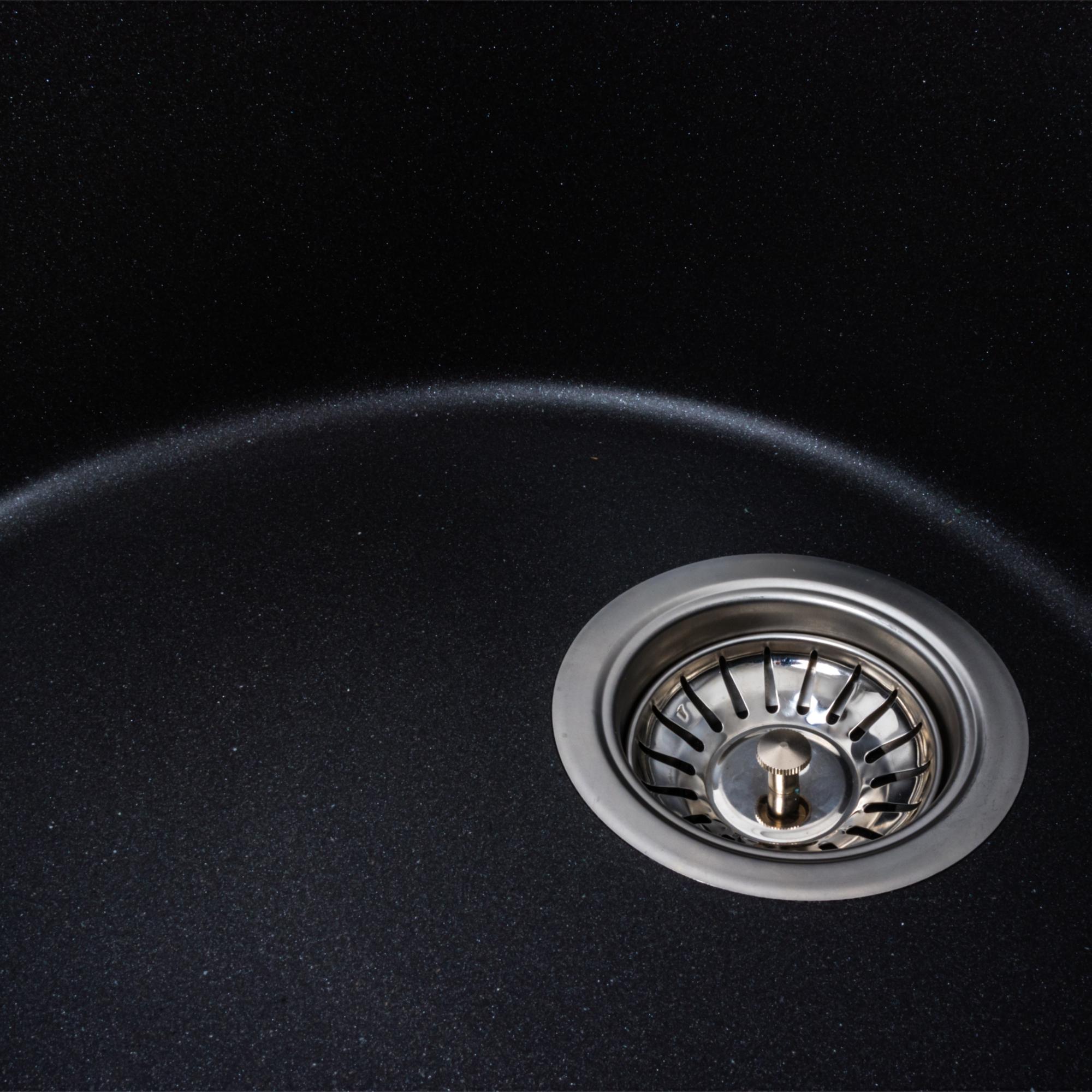 Мийка кухонна Platinum PLS-A40819 гранітна овальна 575x465 мм Сірий (25965333) - фото 6 Мийка кухонна Platinum PLS-A40819 гранітна овальна 575x465 мм Сірий (25965333) - фото 6