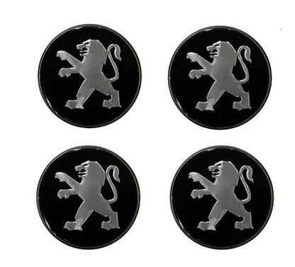 Наклейки на колпаки Peugeot 90 мм 4 шт.