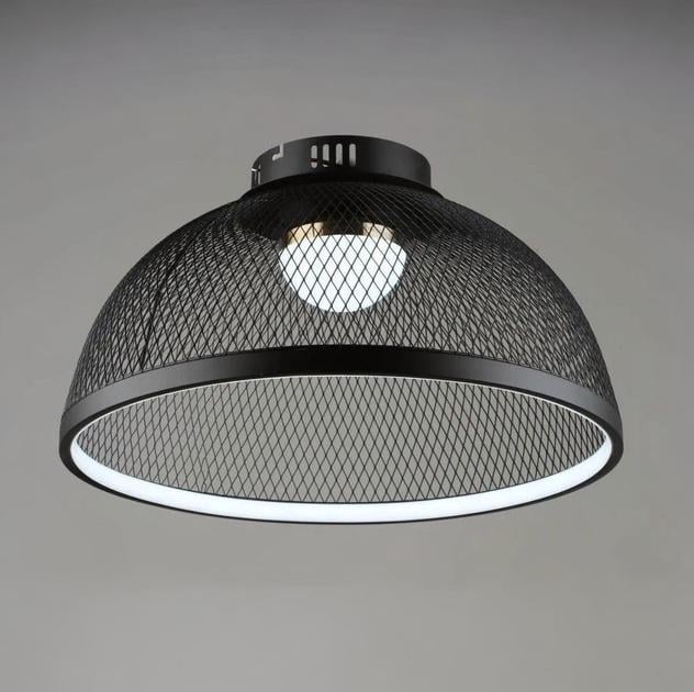 LED-люстра потолочная Valeso с металлическим плафоном в сетку 3000/6500К IP20 B YH1349/70W BK+GD 35W Черный (28687325)