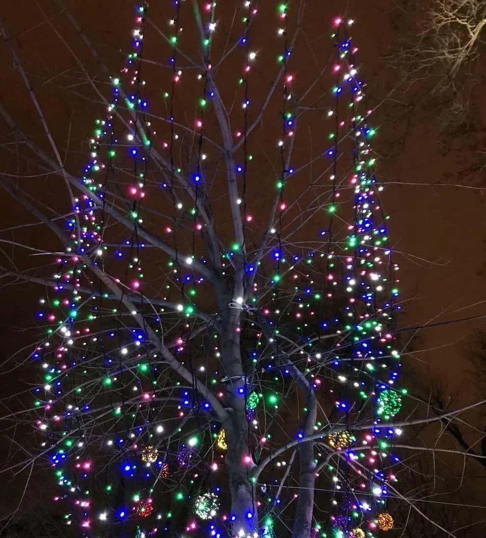 Гірлянда світлодіодна Нитка вулична 40 м 800 Led Різнокольоровий/Зелений дріт (1518249765) - фото 6